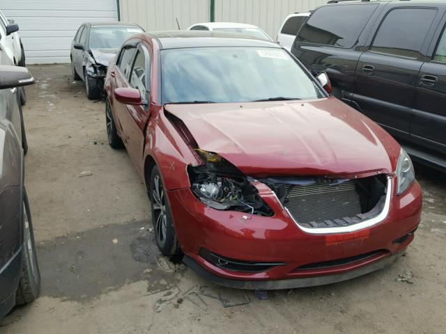 1C3CCBCG9EN135386 - 2014 CHRYSLER 200 LIMITE RED photo 1