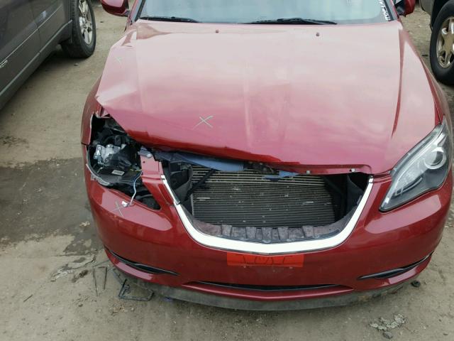 1C3CCBCG9EN135386 - 2014 CHRYSLER 200 LIMITE RED photo 9