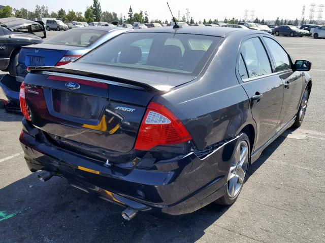 3FAHP0KC7BR279896 - 2011 FORD FUSION SPO CHARCOAL photo 4