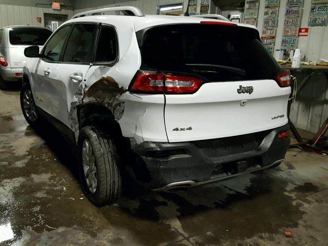 1C4PJMDS1HW635770 - 2017 JEEP CHEROKEE L WHITE photo 3