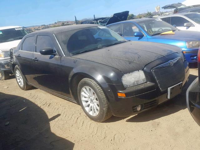 2C3KA43R47H701058 - 2007 CHRYSLER 300 BLACK photo 1