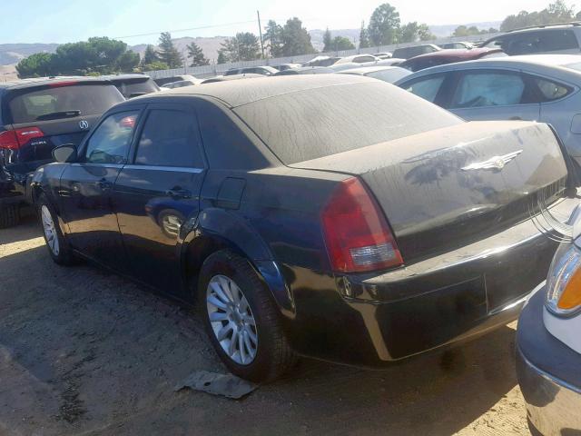 2C3KA43R47H701058 - 2007 CHRYSLER 300 BLACK photo 3