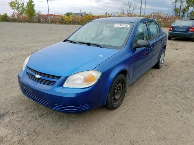 1G1AJ52F757626040 - 2005 CHEVROLET COBALT BLUE photo 2