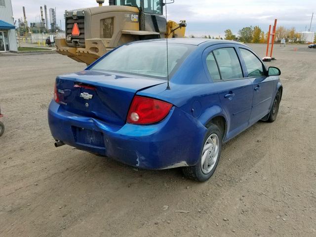 1G1AJ52F757626040 - 2005 CHEVROLET COBALT BLUE photo 4