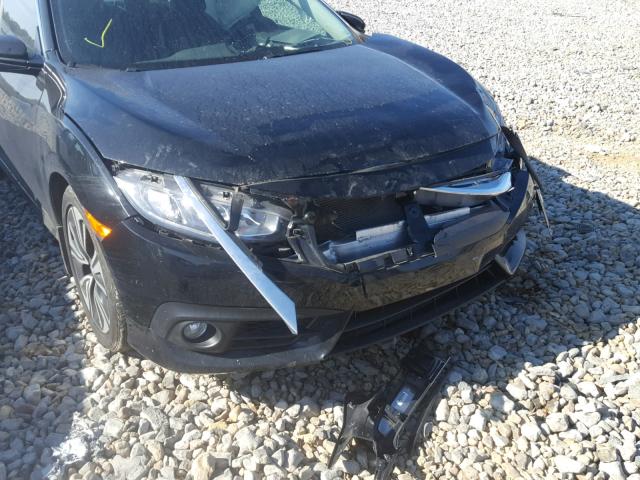 19XFC1F72HE028820 - 2017 HONDA CIVIC EXL BLACK photo 9