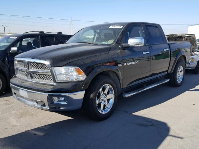 1C6RD7NT5CS293322 - 2012 DODGE RAM 1500 L BLACK photo 2