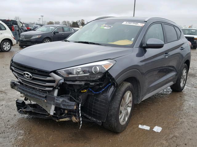 KM8J33A42JU732313 - 2018 HYUNDAI TUCSON LIM GRAY photo 2