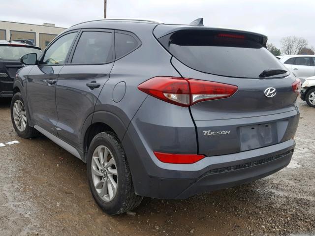 KM8J33A42JU732313 - 2018 HYUNDAI TUCSON LIM GRAY photo 3