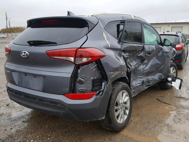 KM8J33A42JU732313 - 2018 HYUNDAI TUCSON LIM GRAY photo 4