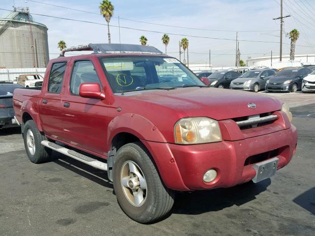 1N6ED27T31C331464 - 2001 NISSAN FRONTIER C RED photo 1