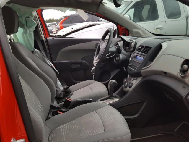 1G1JA5SH4F4114532 - 2015 CHEVROLET SONIC LS 红色 照片 5