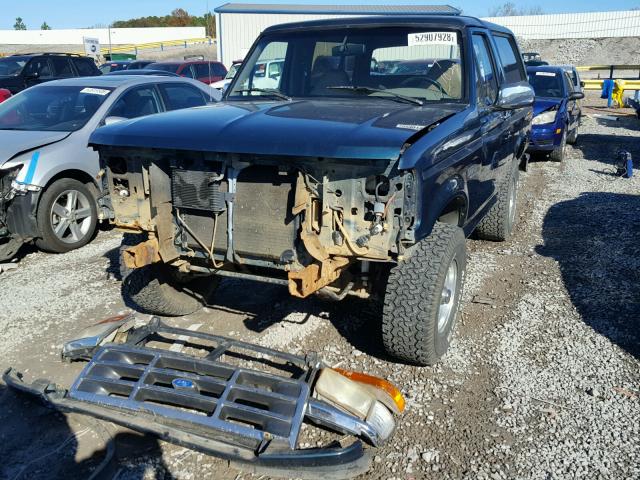 1FMEU15H2SLA89453 - 1995 FORD BRONCO U10 BLUE photo 2