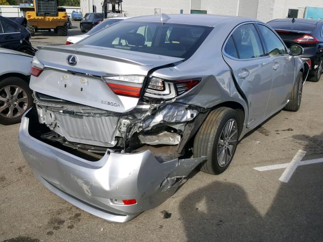 JTHBW1GG8G2117290 - 2016 LEXUS ES 300H SILVER photo 4