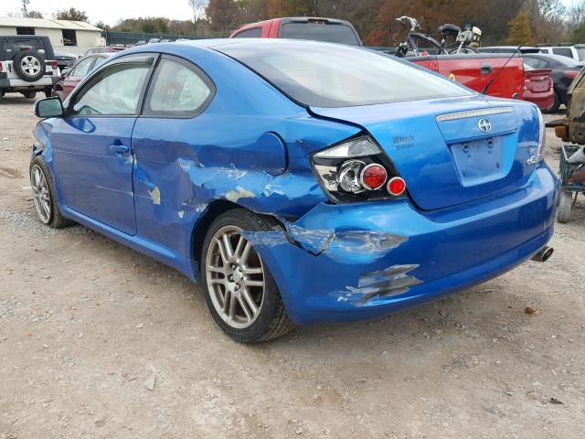 JTKDE3B79A0314139 - 2010 TOYOTA SCION TC ლურჯი ფოტო 3