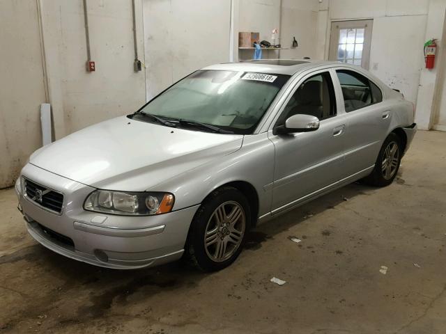 YV1RS592X72632418 - 2007 VOLVO S60 2.5T SILVER photo 2