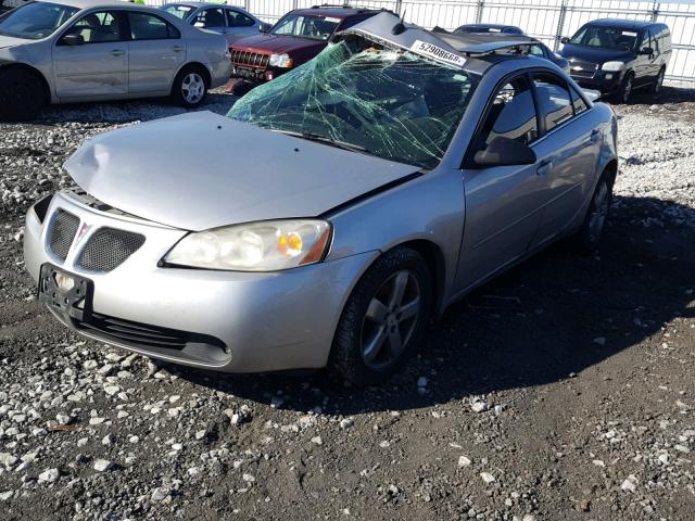 1G2ZH548254128256 - 2005 PONTIAC G6 GT SILVER photo 2