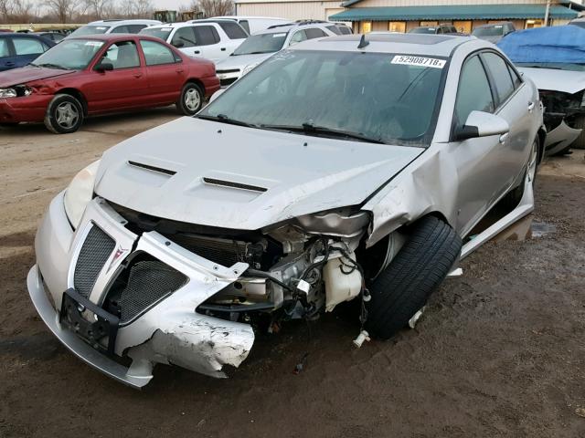 1G2ZH57N284168990 - 2008 PONTIAC G6 GT SILVER photo 2