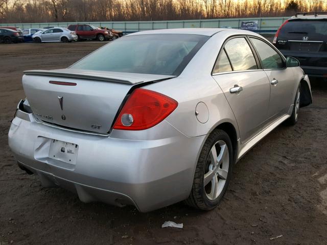 1G2ZH57N284168990 - 2008 PONTIAC G6 GT SILVER photo 4