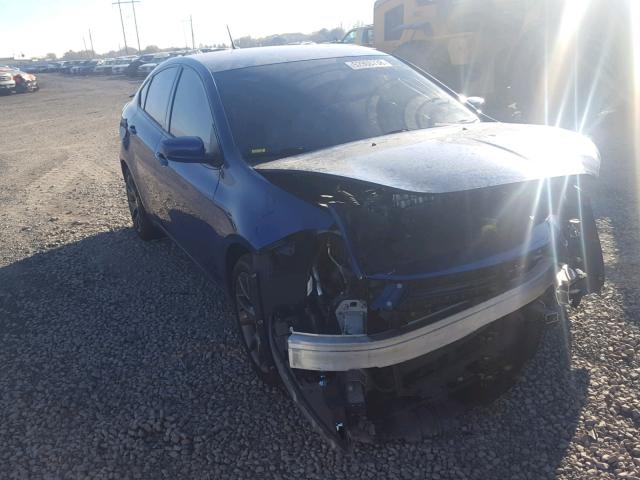 1C3CDFBBXED862133 - 2014 DODGE DART SXT BLUE photo 1