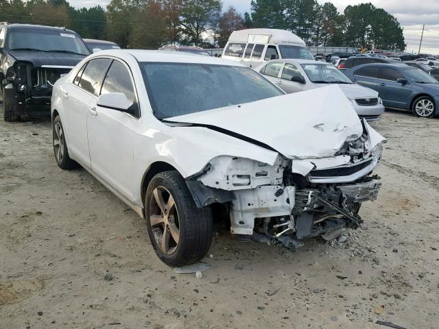 1G1ZC5E1XBF283089 - 2011 CHEVROLET MALIBU 1LT WHITE photo 1