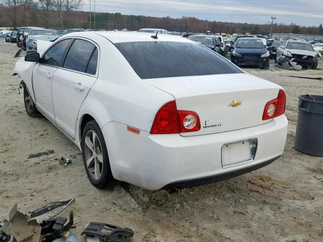 1G1ZC5E1XBF283089 - 2011 CHEVROLET MALIBU 1LT WHITE photo 3