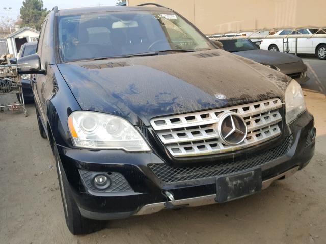 4JGBB8GB2BA632094 - 2011 MERCEDES-BENZ ML 350 4MA BLACK photo 1