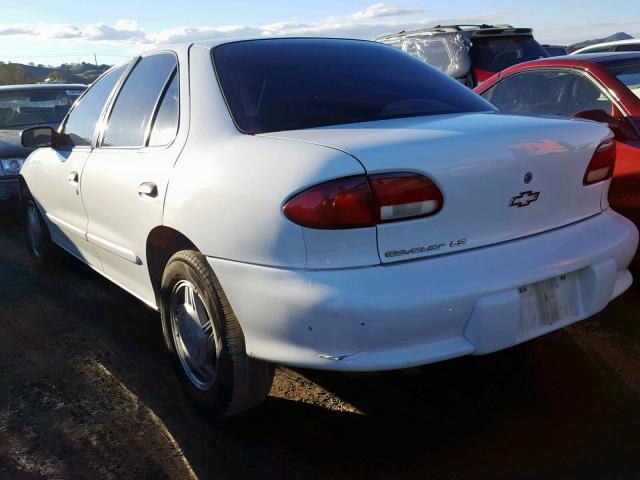 1G1JF5244X7225645 - 1999 CHEVROLET CAVALIER L WHITE photo 3