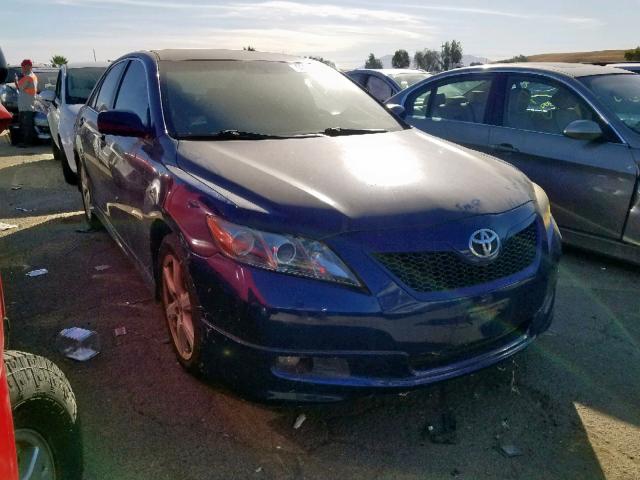 4T1BE46K17U090588 - 2007 TOYOTA CAMRY CE BLUE photo 1