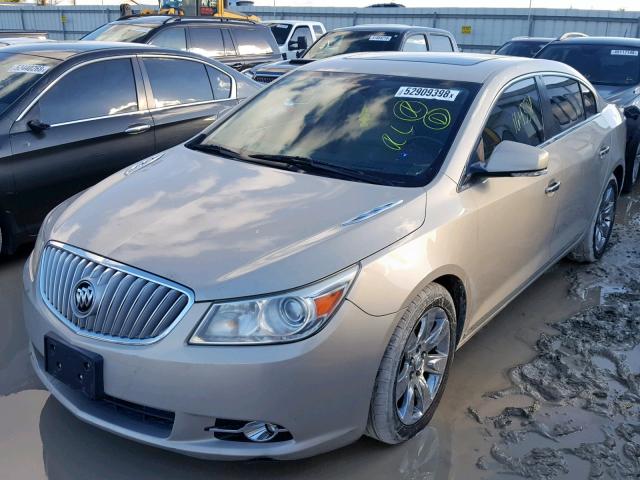 1G4GD5GG4AF100244 - 2010 BUICK LACROSSE C TAN photo 2