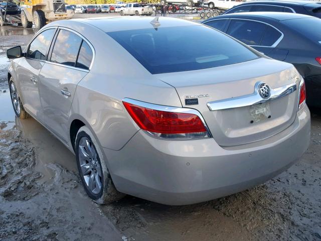 1G4GD5GG4AF100244 - 2010 BUICK LACROSSE C TAN photo 3