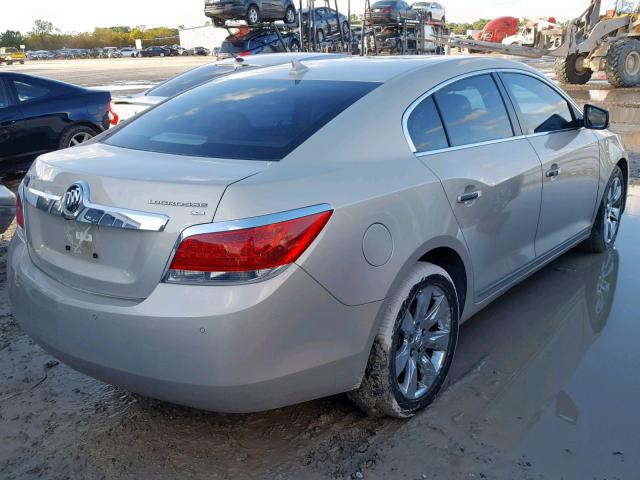 1G4GD5GG4AF100244 - 2010 BUICK LACROSSE C TAN photo 4