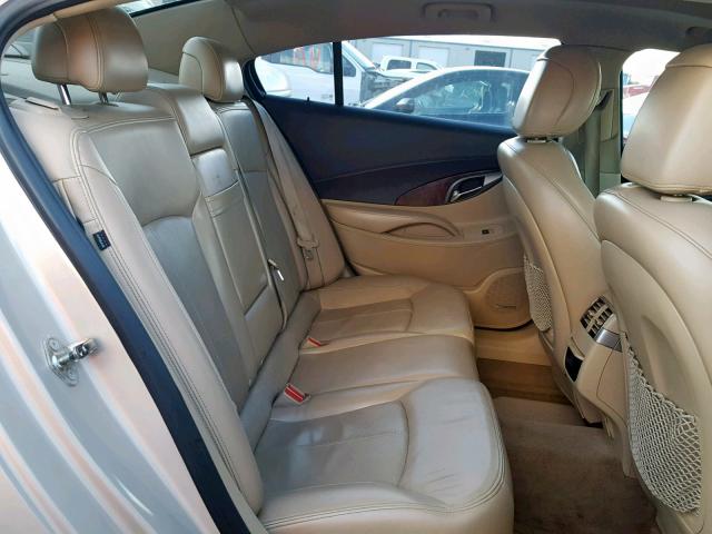 1G4GD5GG4AF100244 - 2010 BUICK LACROSSE C TAN photo 6