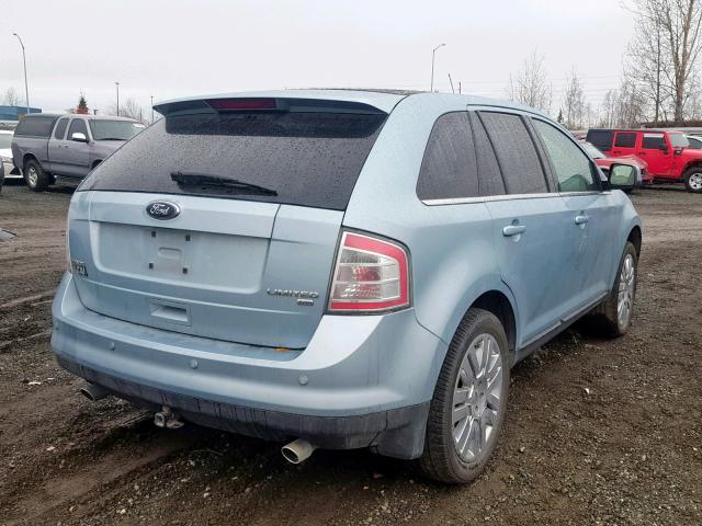 2FMDK49C68BB03848 - 2008 FORD EDGE LIMIT BLUE photo 4