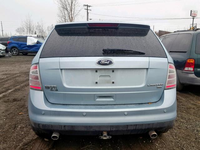 2FMDK49C68BB03848 - 2008 FORD EDGE LIMIT BLUE photo 9