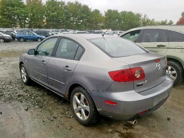 JM1BK32F361437824 - 2006 MAZDA 3 I GRAY photo 3