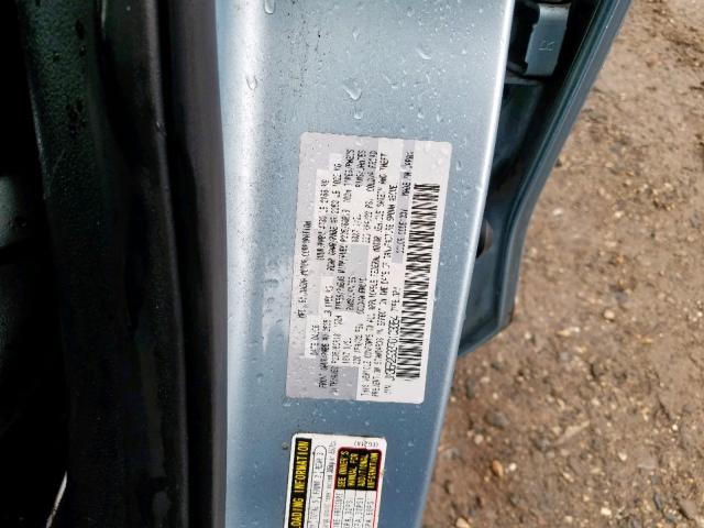 JM3ER293370103354 - 2007 MAZDA CX-7 BLUE photo 10