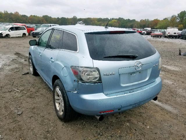 JM3ER293370103354 - 2007 MAZDA CX-7 BLUE photo 3