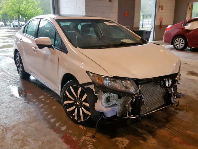 19XFB2F91EE067291 - 2014 HONDA CIVIC EXL 白色 照片 1