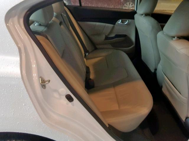 19XFB2F91EE067291 - 2014 HONDA CIVIC EXL 白色 照片 6