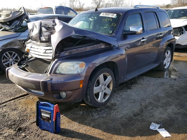 3GNDA33P87S584098 - 2007 CHEVROLET HHR LT PURPLE photo 2