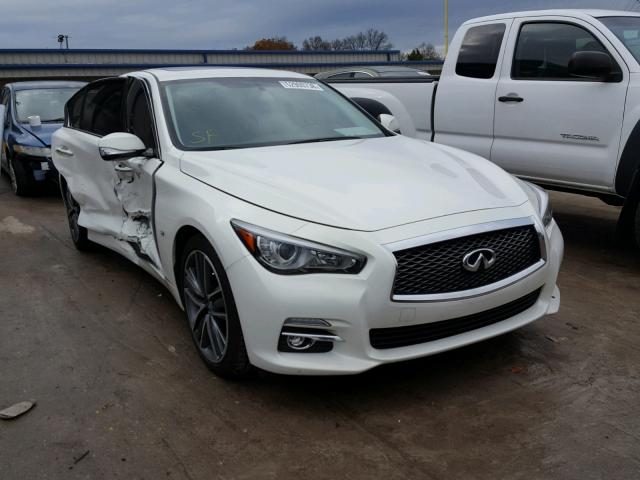 JN1BV7AP9FM341349 - 2015 INFINITI Q50 BASE WHITE photo 1