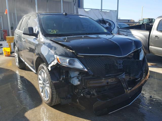 2LMDJ6JK3BBJ03271 - 2011 LINCOLN MKX BLACK photo 1