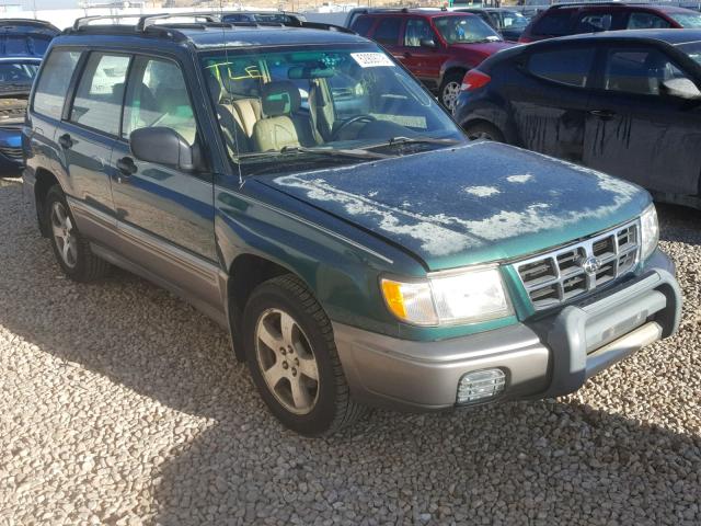 JF1SF6554WH753058 - 1998 SUBARU FORESTER S GREEN photo 1