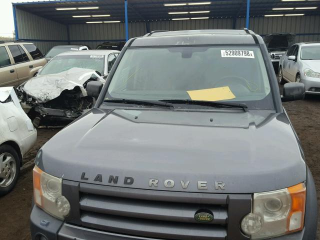 SALAE25416A397288 - 2006 LAND ROVER LR3 SE GRAY photo 9