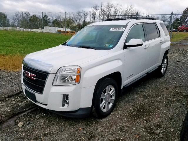 2GKFLTEK2D6327742 - 2013 GMC TERRAIN SL WHITE photo 2