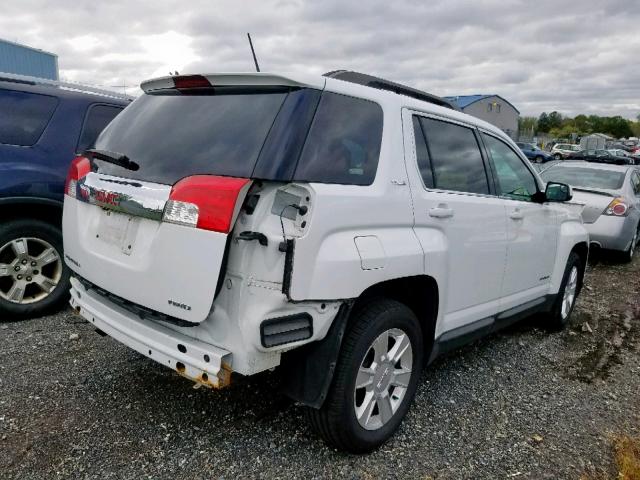 2GKFLTEK2D6327742 - 2013 GMC TERRAIN SL WHITE photo 4