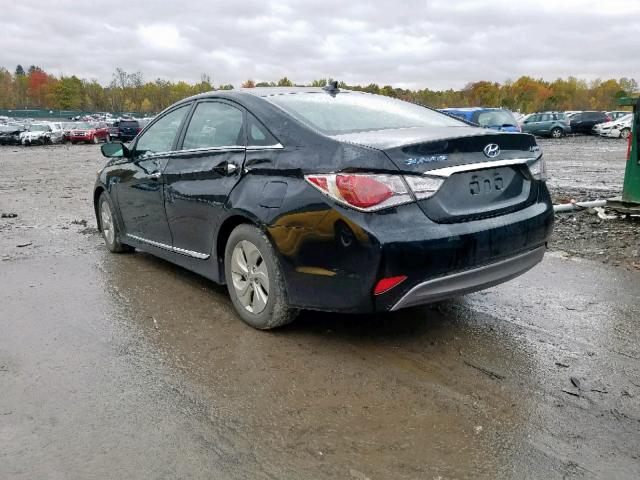 KMHEC4A48DA085039 - 2013 HYUNDAI SONATA HYB BLACK photo 3