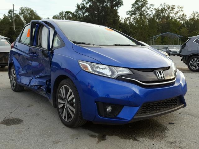 JHMGK5H77GX028725 - 2016 HONDA FIT EX BLUE photo 1