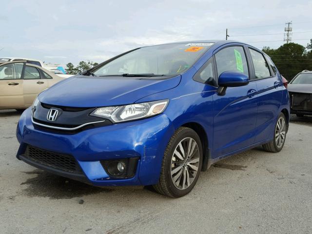 JHMGK5H77GX028725 - 2016 HONDA FIT EX BLUE photo 2