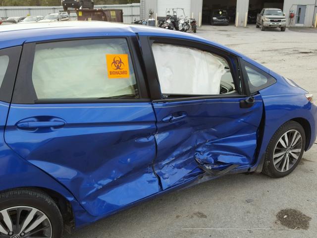 JHMGK5H77GX028725 - 2016 HONDA FIT EX BLUE photo 9